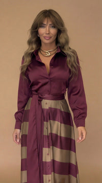 Mila™ | Striped Maxi Dress