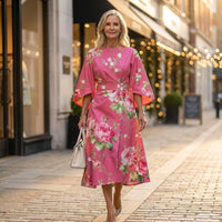Moxlan | Elegant Floral Dress