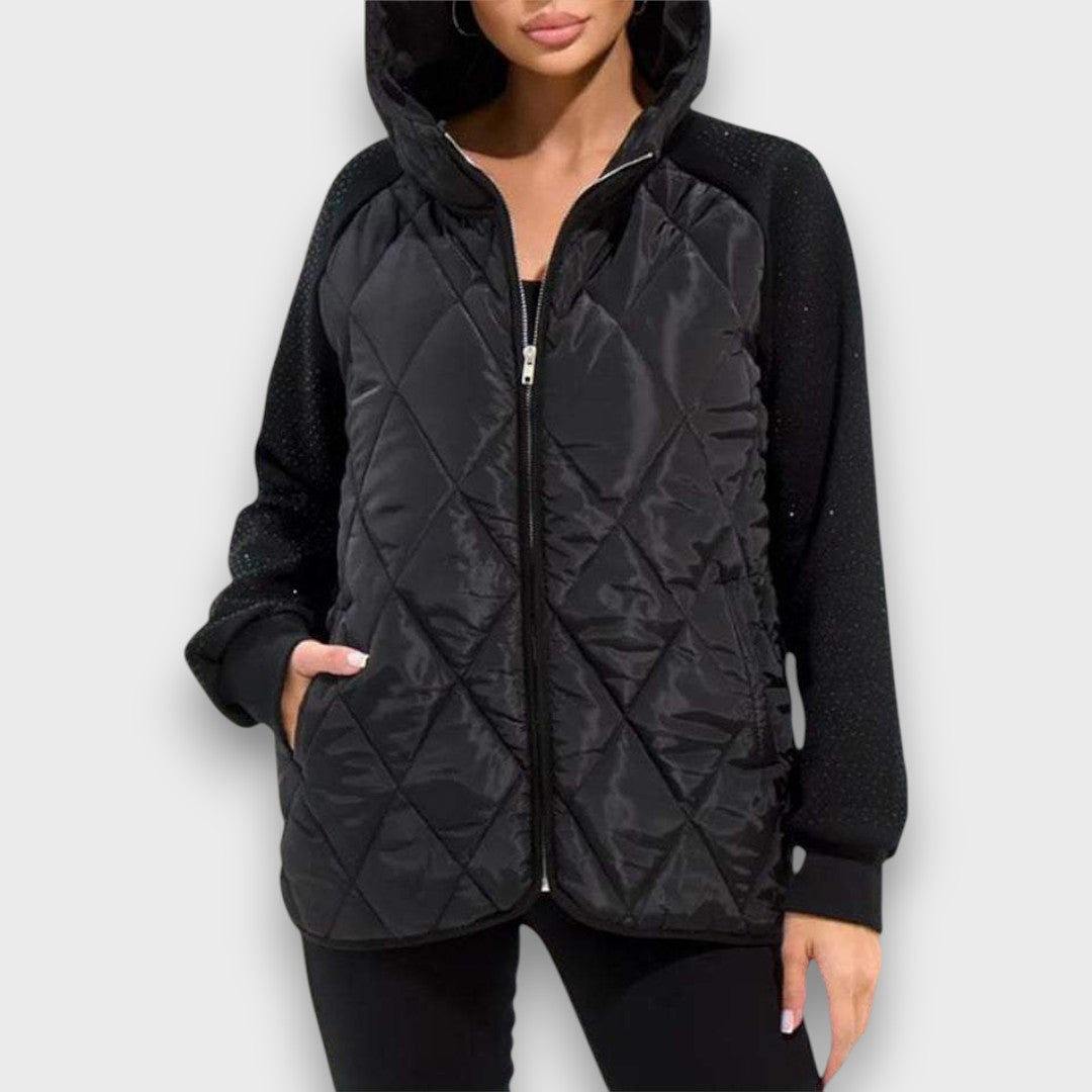 Kalevra – Quilted Hooded Jacket