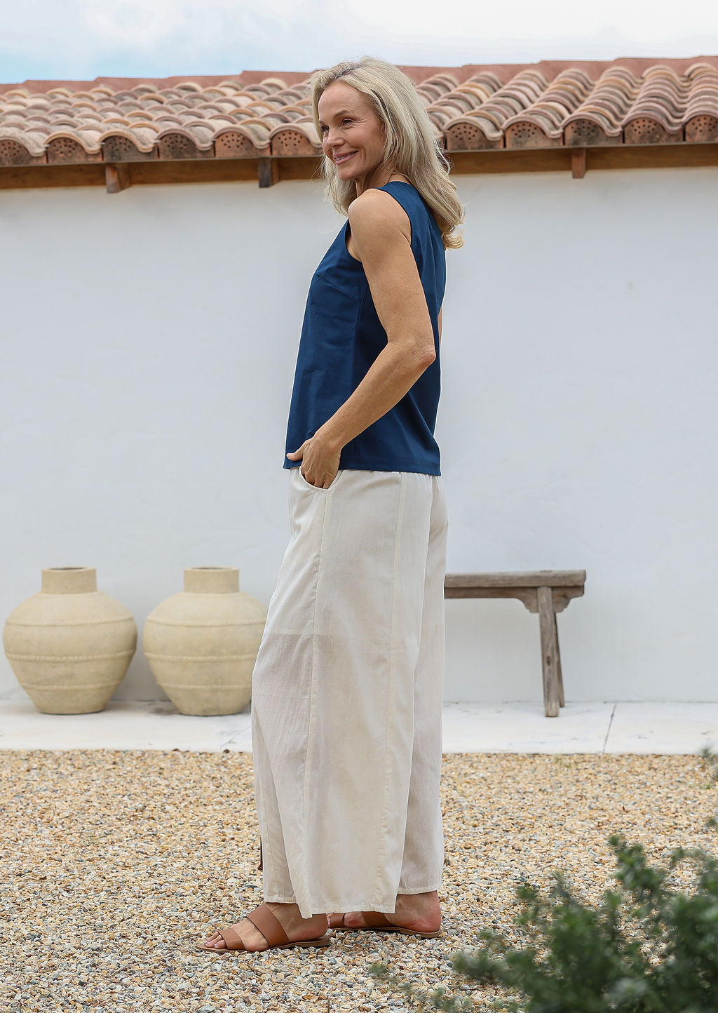 Janis Pant Natural White