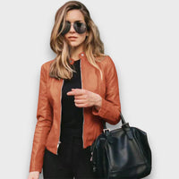 Abigail – Leather Tailored Jacket