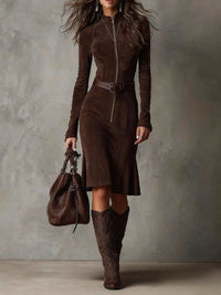 Willow | Zipper Midi Dress