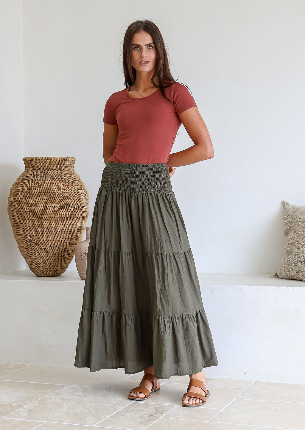 Dawn Maxi Skirt Kalamata