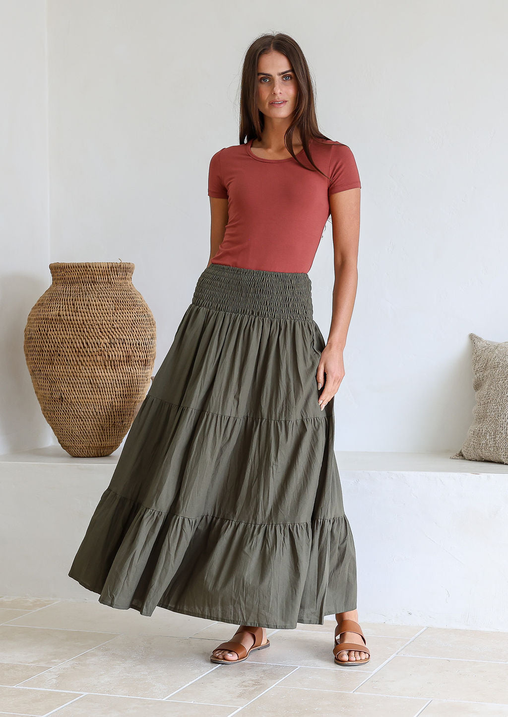 Dawn Maxi Skirt Kalamata