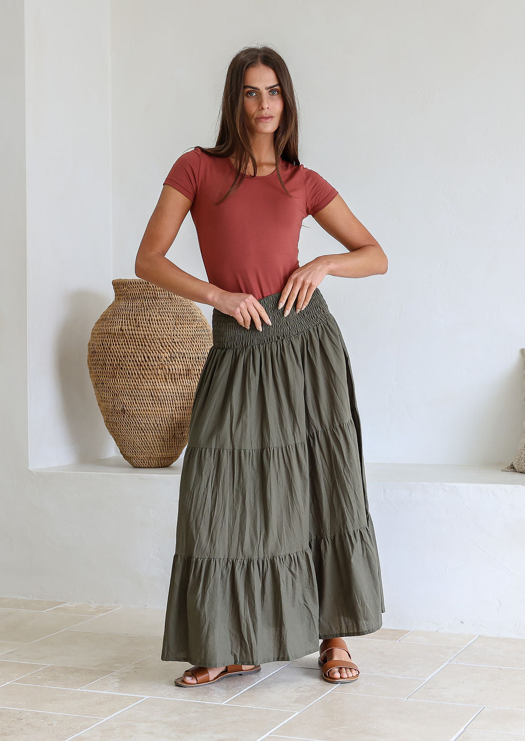 Dawn Maxi Skirt Kalamata