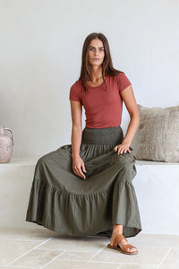 Dawn Maxi Skirt Kalamata