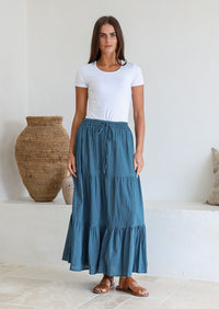 Maxi Skirt Corsair Blue