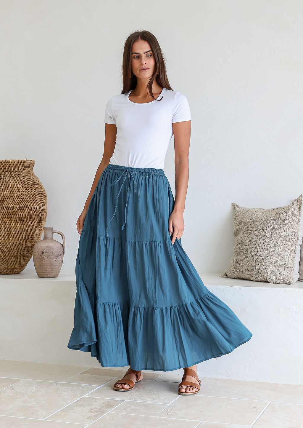 Maxi Skirt Corsair Blue