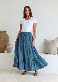 Maxi Skirt Corsair Blue