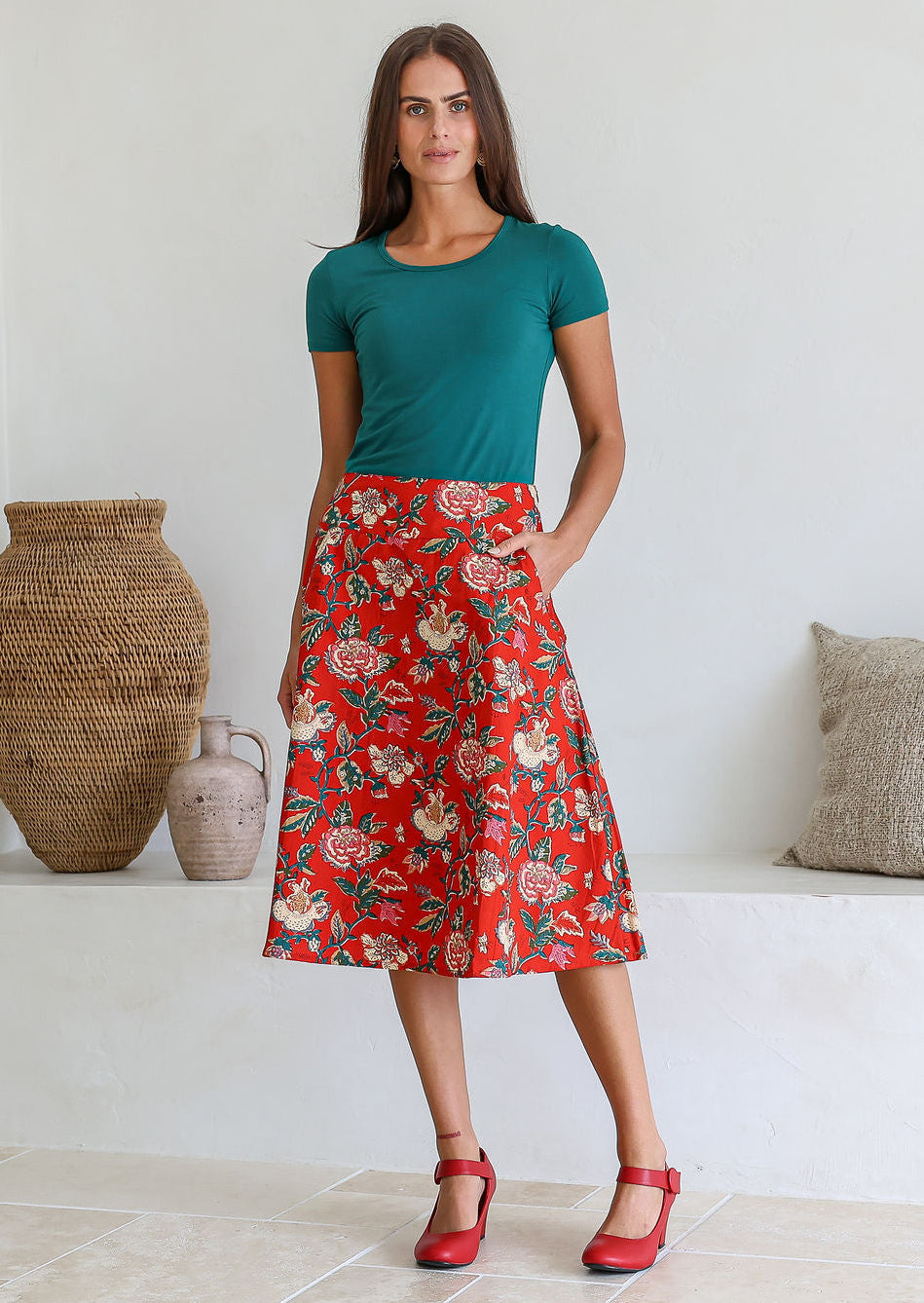 Zarah Skirt Mistlerose
