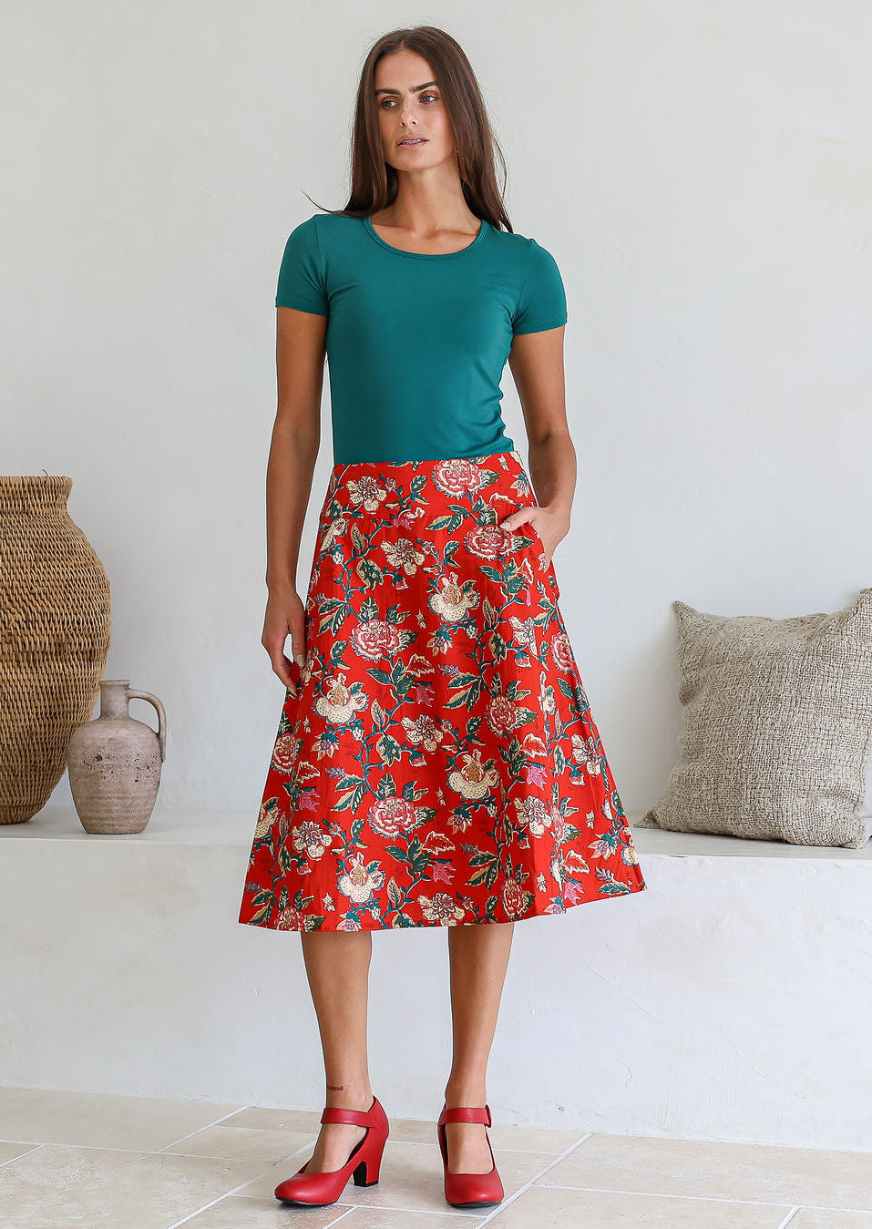 Zarah Skirt Mistlerose
