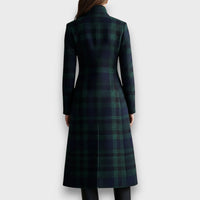 Miranda – Timeless Plaid Longline Coat