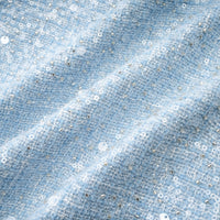 Manon blue tweed sequined mini dress