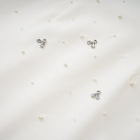 Melisande white embellished midi dress