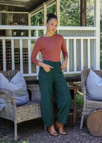 Nora Corduroy Pants Botanical Garden