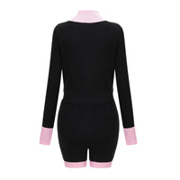 Ondinea black knitted bodysuit