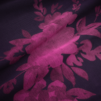 Róisín purple floral-print midi dress