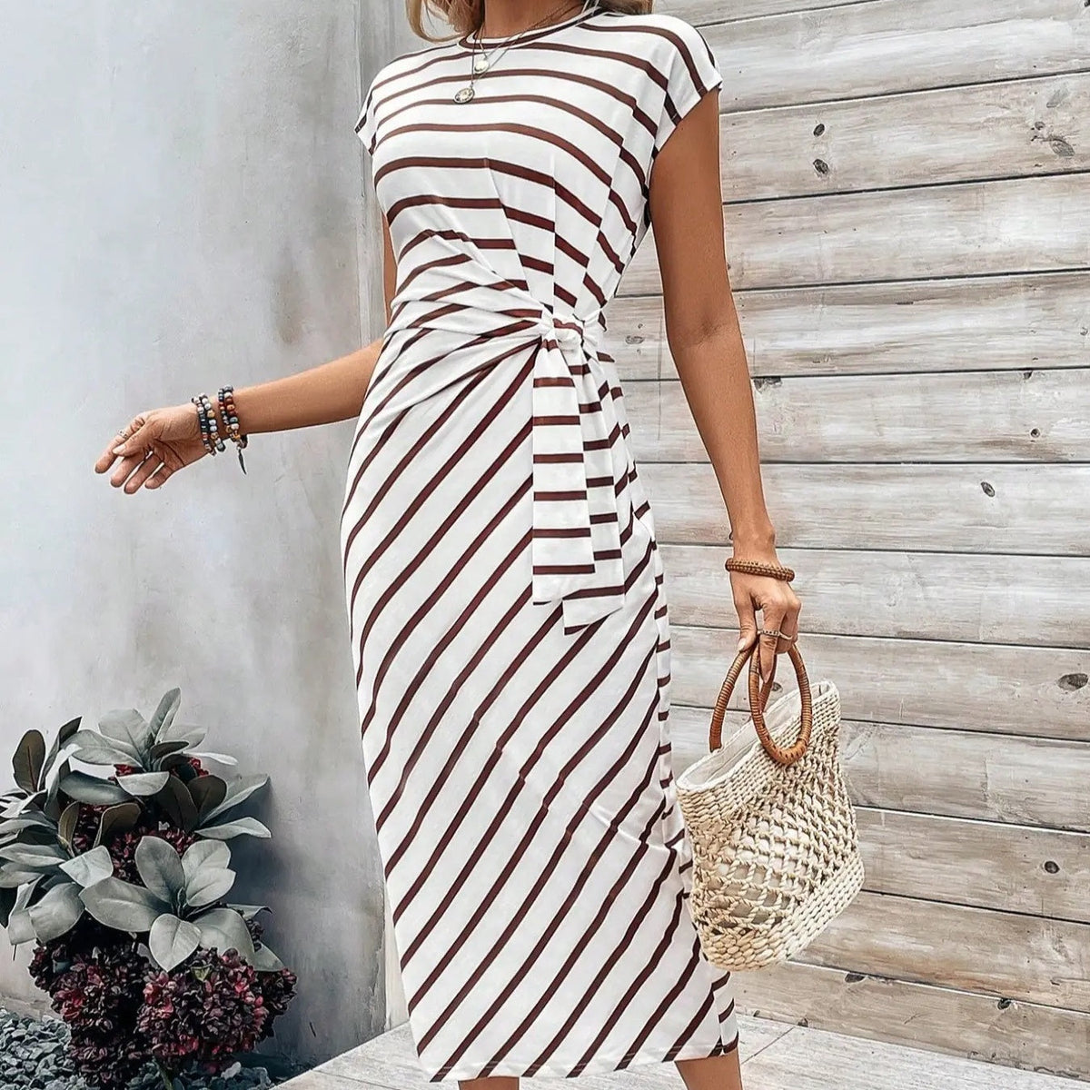 Women's Knot Bodycon Dress