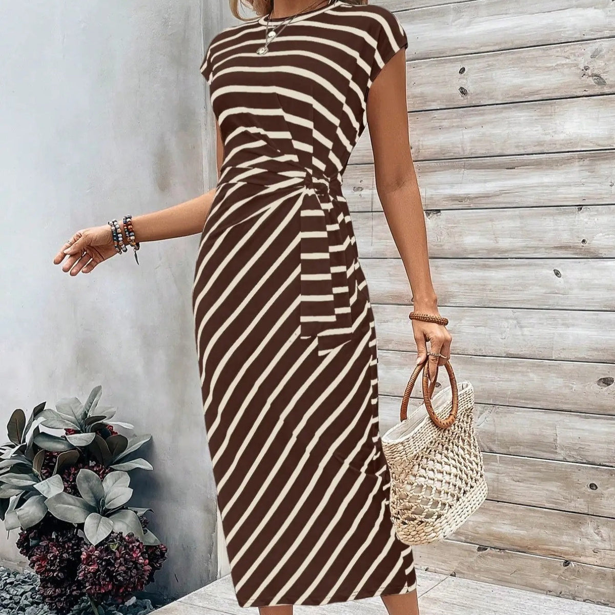 Women's Knot Bodycon Dress