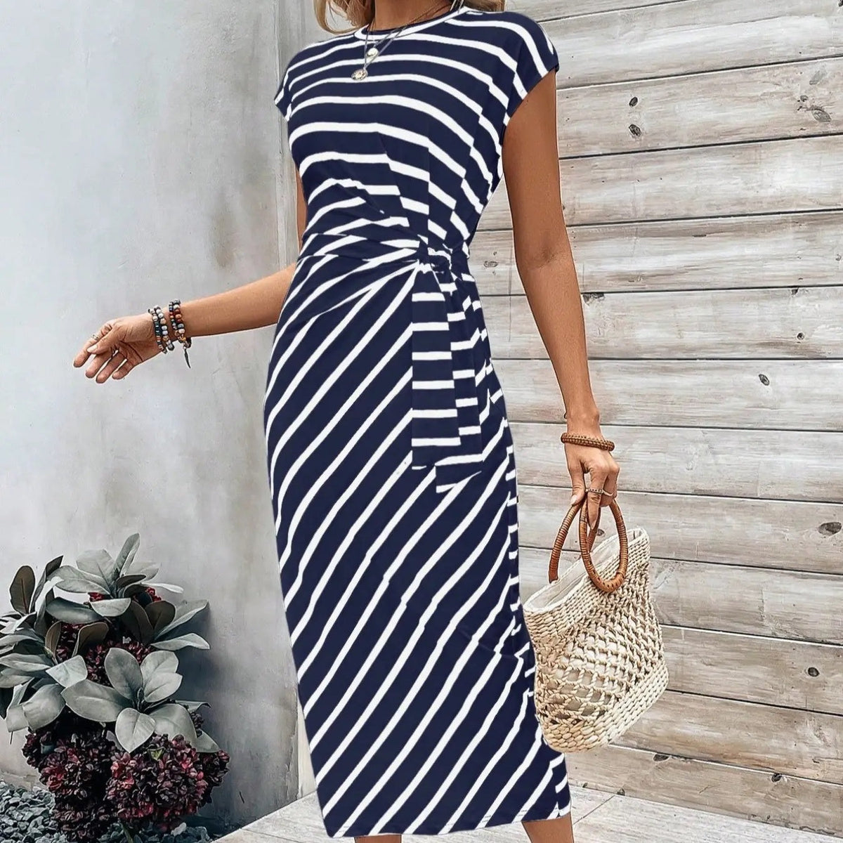 Women's Knot Bodycon Dress