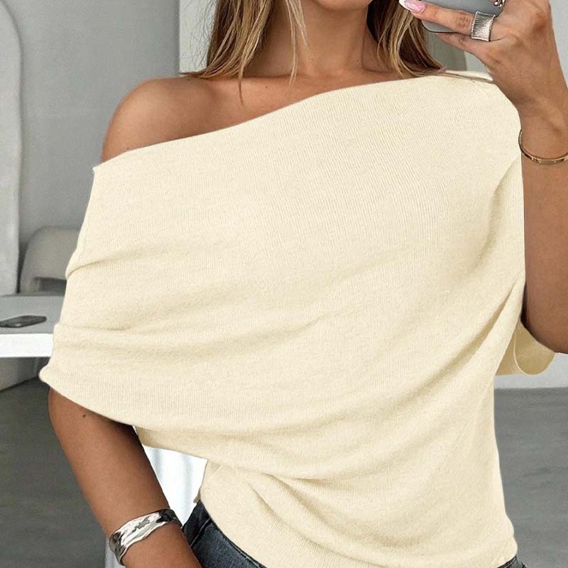 👚 Women's Asymmetrical Off-Shoulder Batwing Top