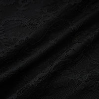 Sylvie black faux-pearl embellished mini dress