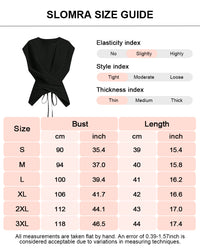 Women's Cinched Waist Wrap Top with Asymmetrical Criss Cross Back Tie Design