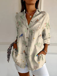 Roseanne™ Floral Breeze Button-Up Shirt